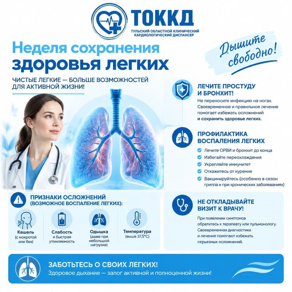 Неделя сохранения здоровья легких